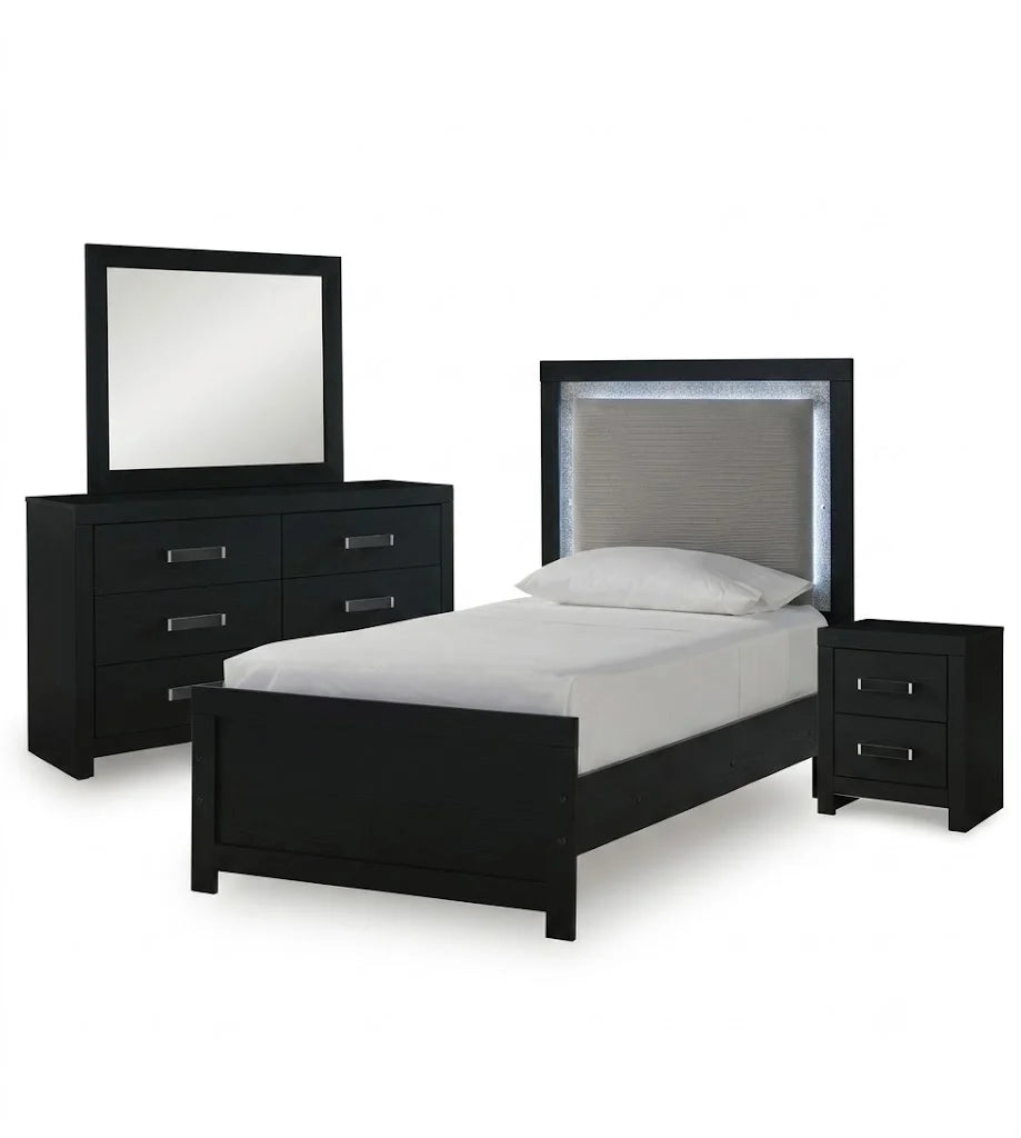 Raechalla 4PC Twin Bedroom Set