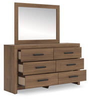 Jonnifer Queen Panel Bed, Dresser, Mirror and Nightstand