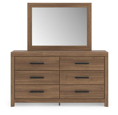 Jonnifer Queen Panel Bed, Dresser, Mirror and Nightstand