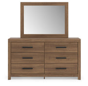 Jonnifer Twin Panel Bed, Dresser and Mirror