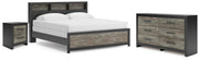 Jonnifer King Panel Bed, Dresser, and Nightstand