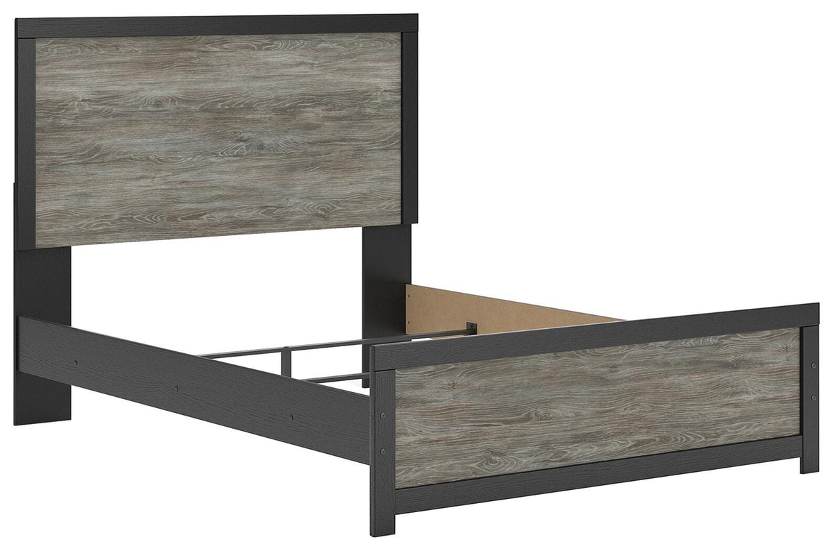 Jonnifer Queen Panel Bed, Dresser and Mirror