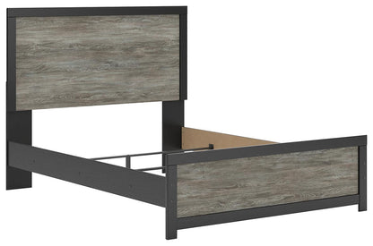 Jonnifer Queen Panel Bed, Dresser and Mirror