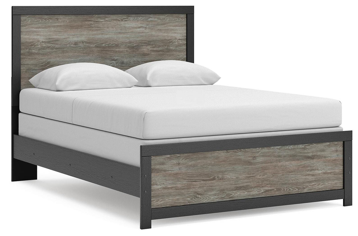 Jonnifer Queen Panel Bed, Dresser and Mirror