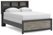 Jonnifer Full Bookcase Bed, Dresser and Mirror
