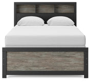 Jonnifer Full Bookcase Bed, Dresser and Mirror