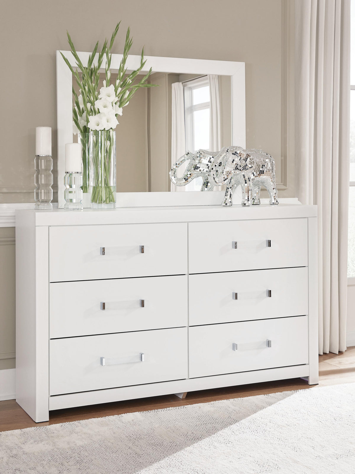 Raechalla Dresser and Mirror