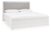 Raechalla King Upholstered Panel Bed