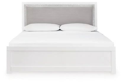 Raechalla King Upholstered Panel Bed