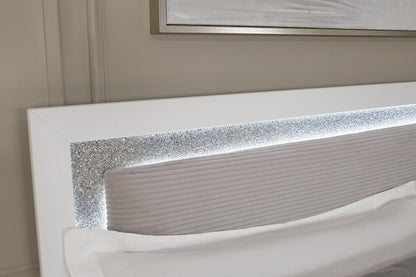 Raechalla King Upholstered Panel Bed