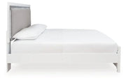 Raechalla King Upholstered Panel Bed