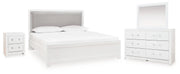 RAECHALLA 4PC FULL BEDROOM SET