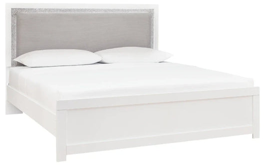 Raechalla Queen Upholstered Panel Bed