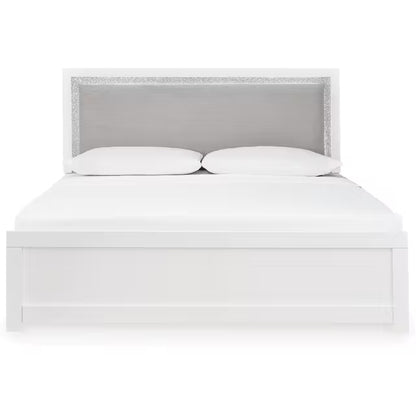 Raechalla Queen Panel Bed 4PC Bedroom Set with Comforter Kit