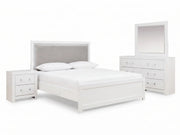 Raechalla 4PC Queen Bedroom Set in White