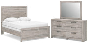 Jonnifer Full Panel Bed, Dresser and Mirror