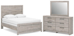 Jonnifer Full Panel Bed, Dresser and Mirror