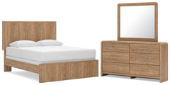 Dovander Queen Panel Bed, Dresser and Mirror