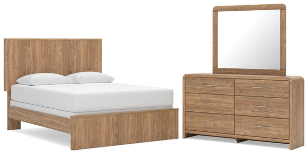 Dovander Queen Panel Bed, Dresser and Mirror