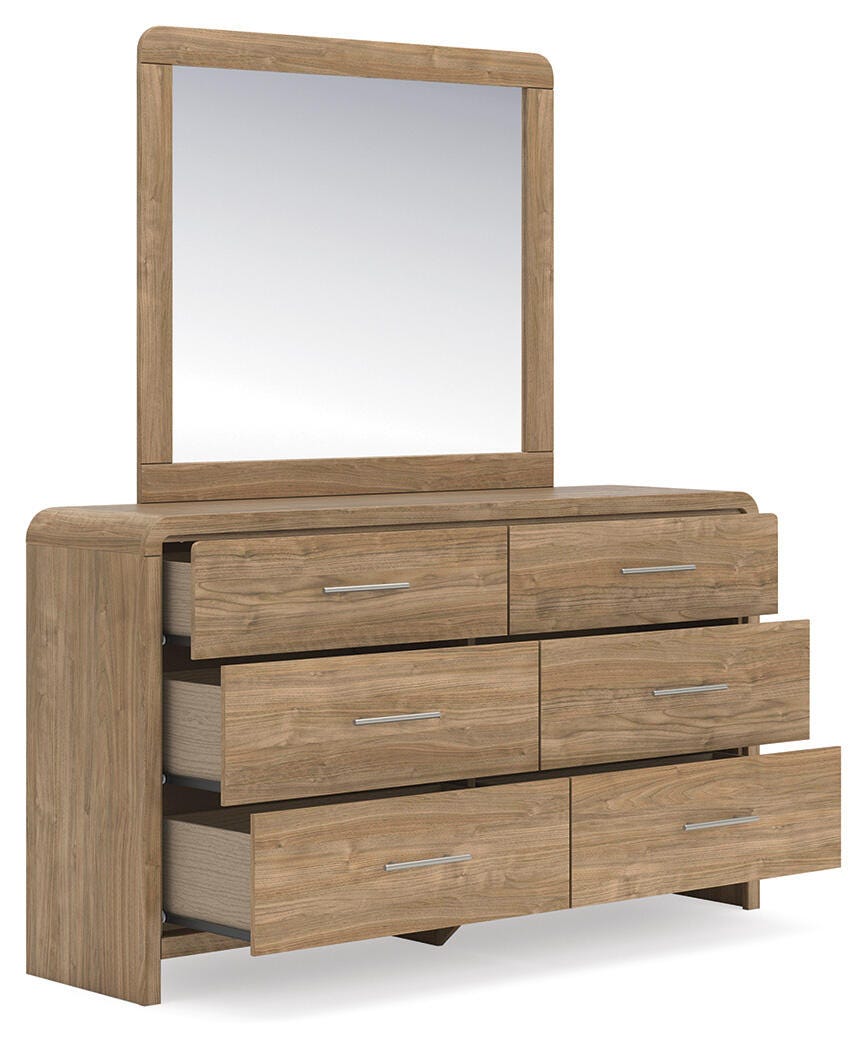 Dovander Queen Panel Bed, Dresser and Mirror