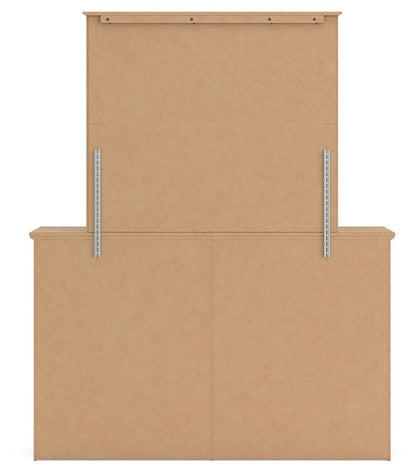 Makidern Full Panel Bed, Dresser and Mirror