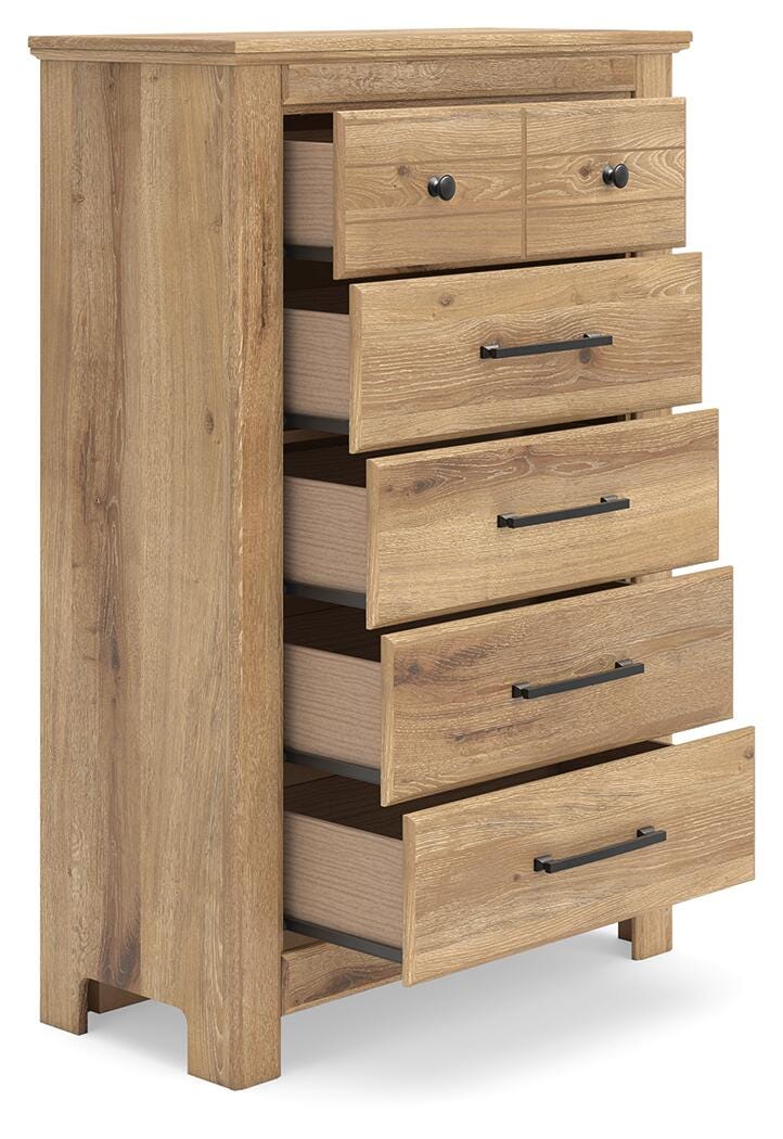 Fenderport Five Drawer Chest
