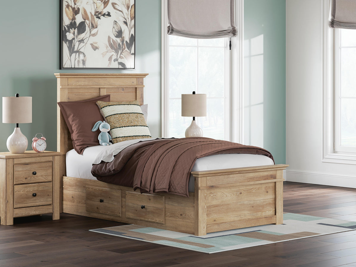 Fenderport Twin Panel Storage Bed