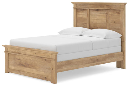 Makidern Full Panel Bed, Dresser and Mirror