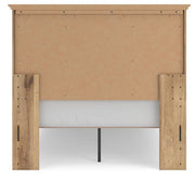 Makidern Full Panel Storage Bed, Dresser and Mirror
