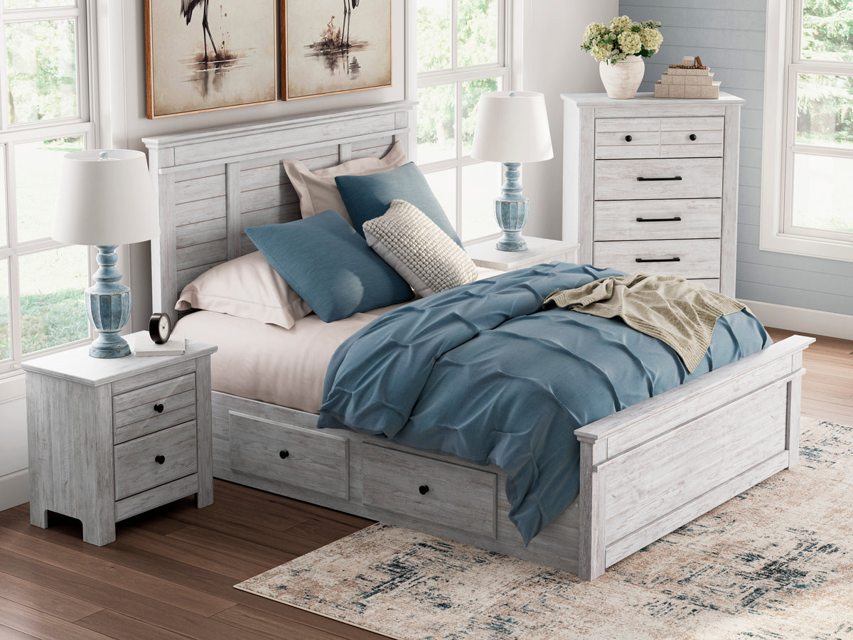 Fenderport King Panel Storage Bed