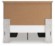 Makidern Queen Panel Storage Bed, Dresser and Mirror
