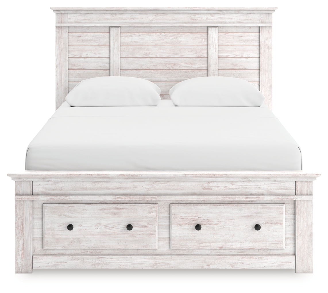 Fenderport Queen Panel Storage Bed