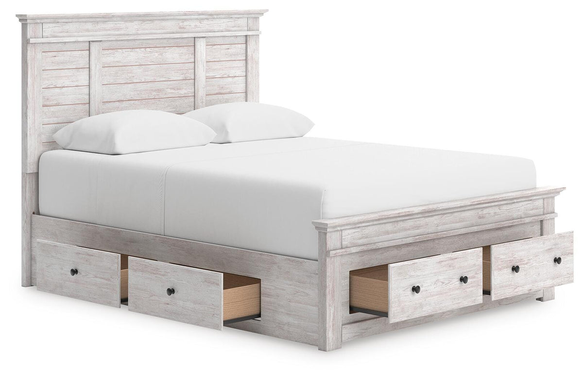 Fenderport Queen Panel Storage Bed