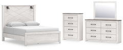 Gerridan Queen Panel Bed, Dresser, Mirror and Chest
