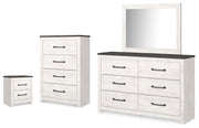 Gerridan Dresser, Mirror, Chest and Nightstand