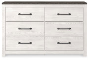 Gerridan Queen Panel Bed, Dresser, Mirror, and 2 Nightstands