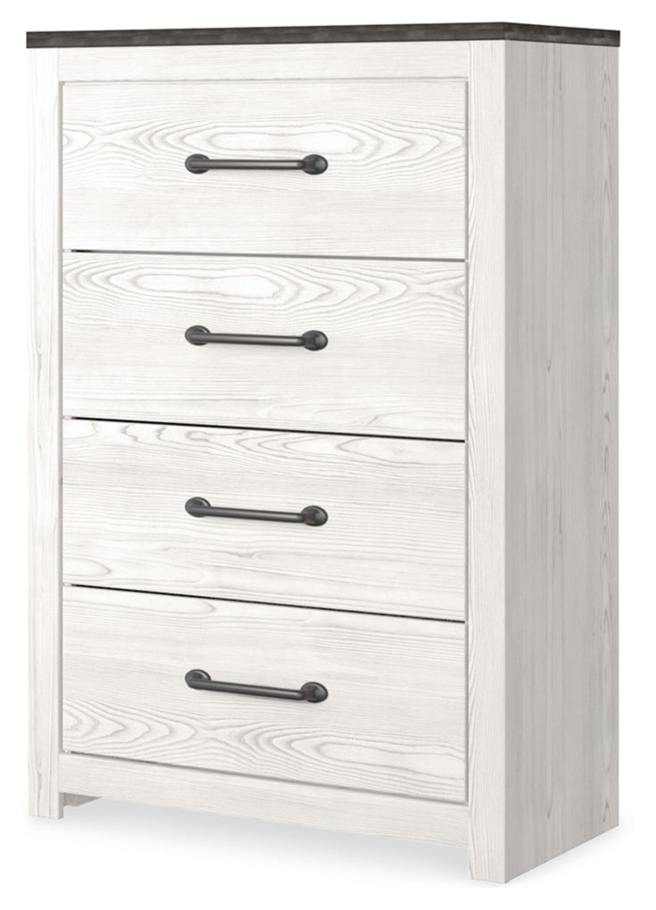 Gerridan Queen Panel Bed, Dresser, Mirror and Chest