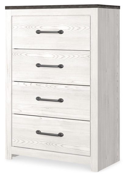 Gerridan Queen Panel Bed, Dresser, Mirror and Chest