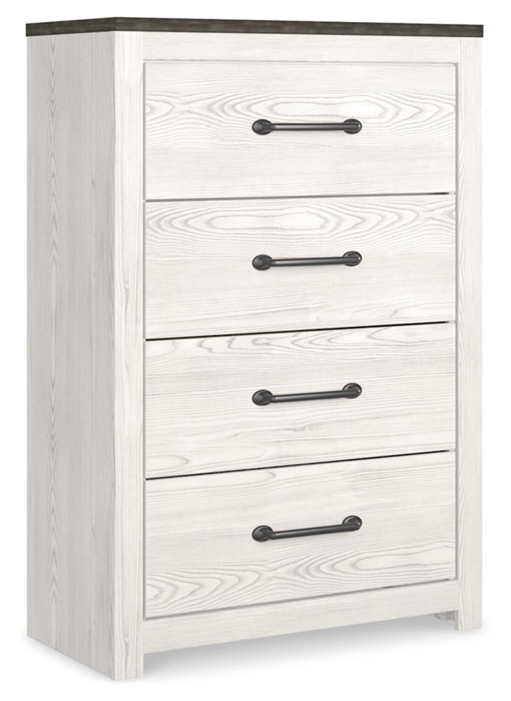 Gerridan Queen Panel Bed, Dresser, Mirror, Chest and Nightstand