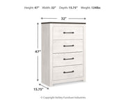 Gerridan King Panel Bed with Mirrored Dresser and Chest