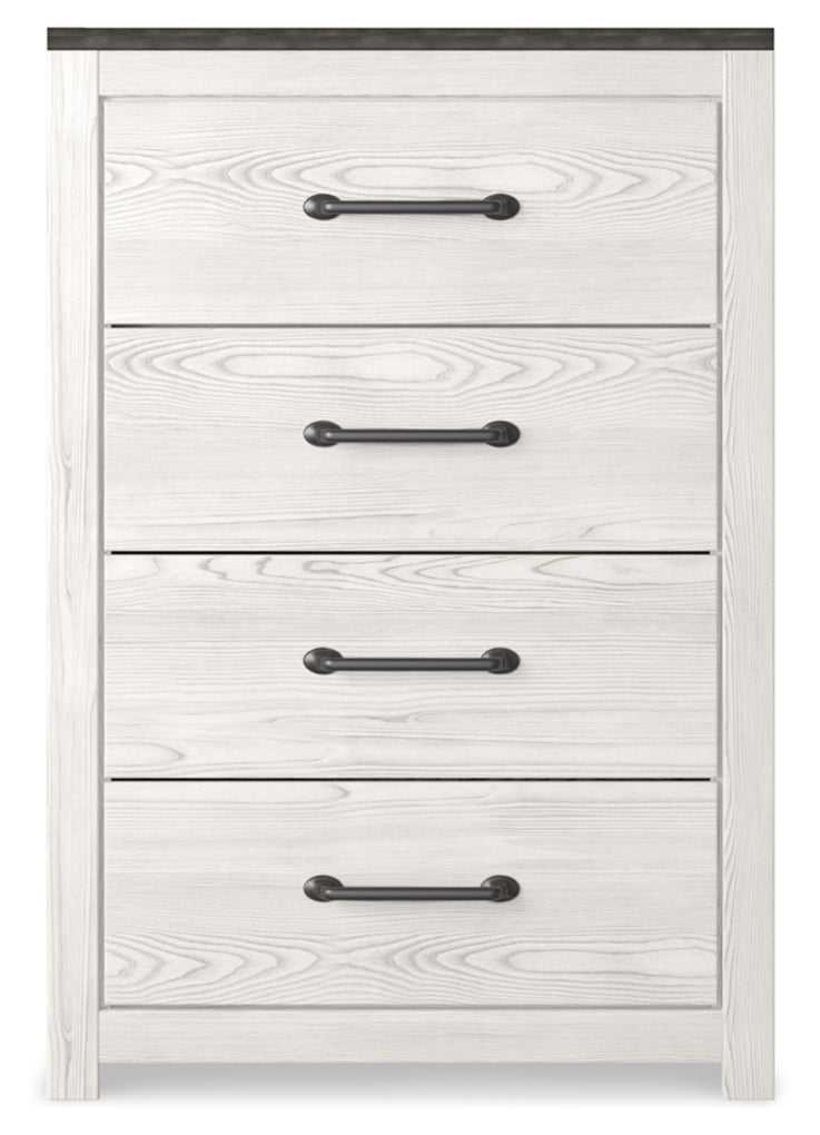 Gerridan Queen Panel Bed, Dresser, Mirror and Chest