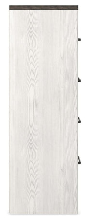 Gerridan Full Panel Bed with Mirrored Dresser, Chest and Nightstand