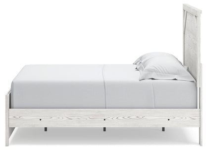 Gerridan Full Panel Bed with Mirrored Dresser, Chest and Nightstand