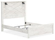 Gerridan 4PC Queen Bedroom Set with Mirrored Dresser & Nightstand