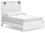 Gerridan 4PC Queen Bedroom Set with Mirrored Dresser & Nightstand