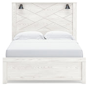 Gerridan Queen Panel Bed with Mirrored Dresser