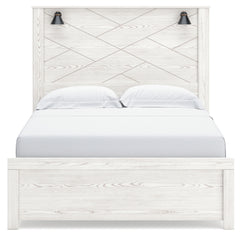 Gerridan Queen Panel Bed with Mirrored Dresser