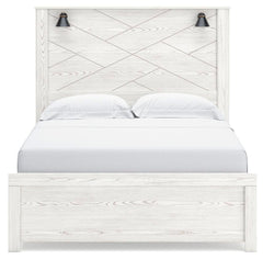 Gerridan 4PC Queen Bedroom Set with Mirrored Dresser & Nightstand