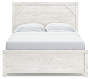 Gerridan Queen Panel Bed with Mirrored Dresser and Nightstand