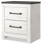 Gerridan Full Panel Bed with Mirrored Dresser, Chest and Nightstand
